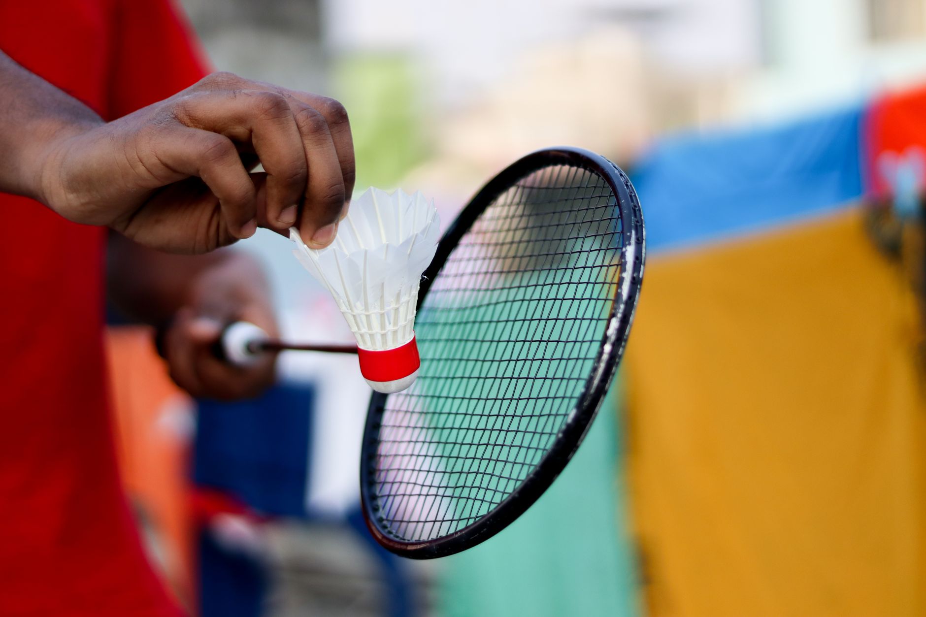 Badminton session
